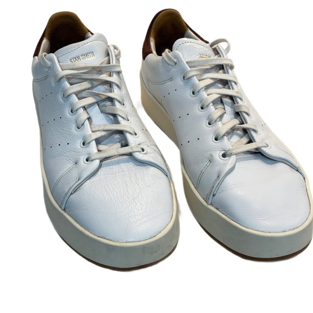 Adidas Stan Smith White/Cognac Sneakers Men's (Sz 8)